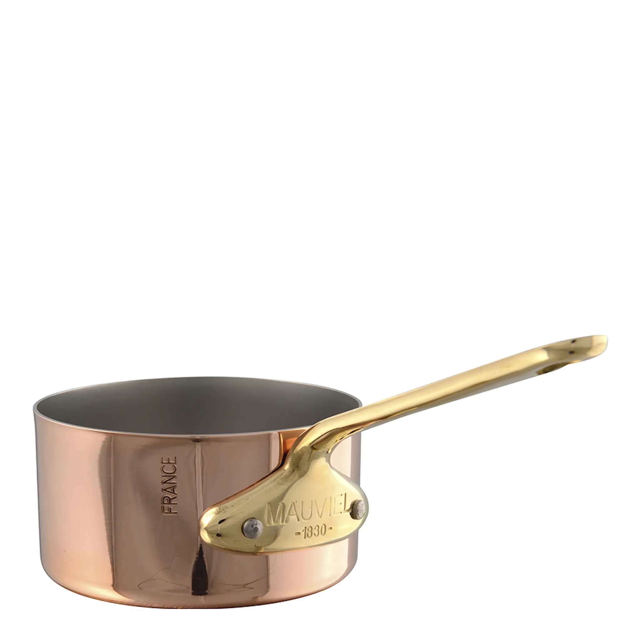 Mauviel M'minis kastrull 30 cl 9 cm koppar/mässing