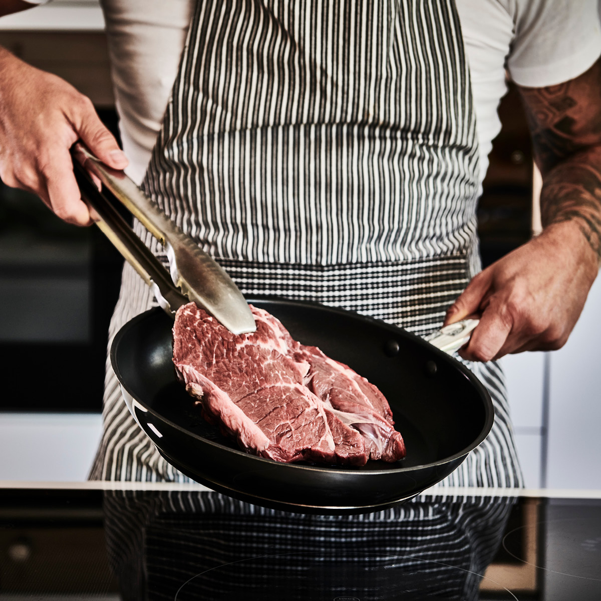 Modern House Rix stekpanna 28 cm blank/svart