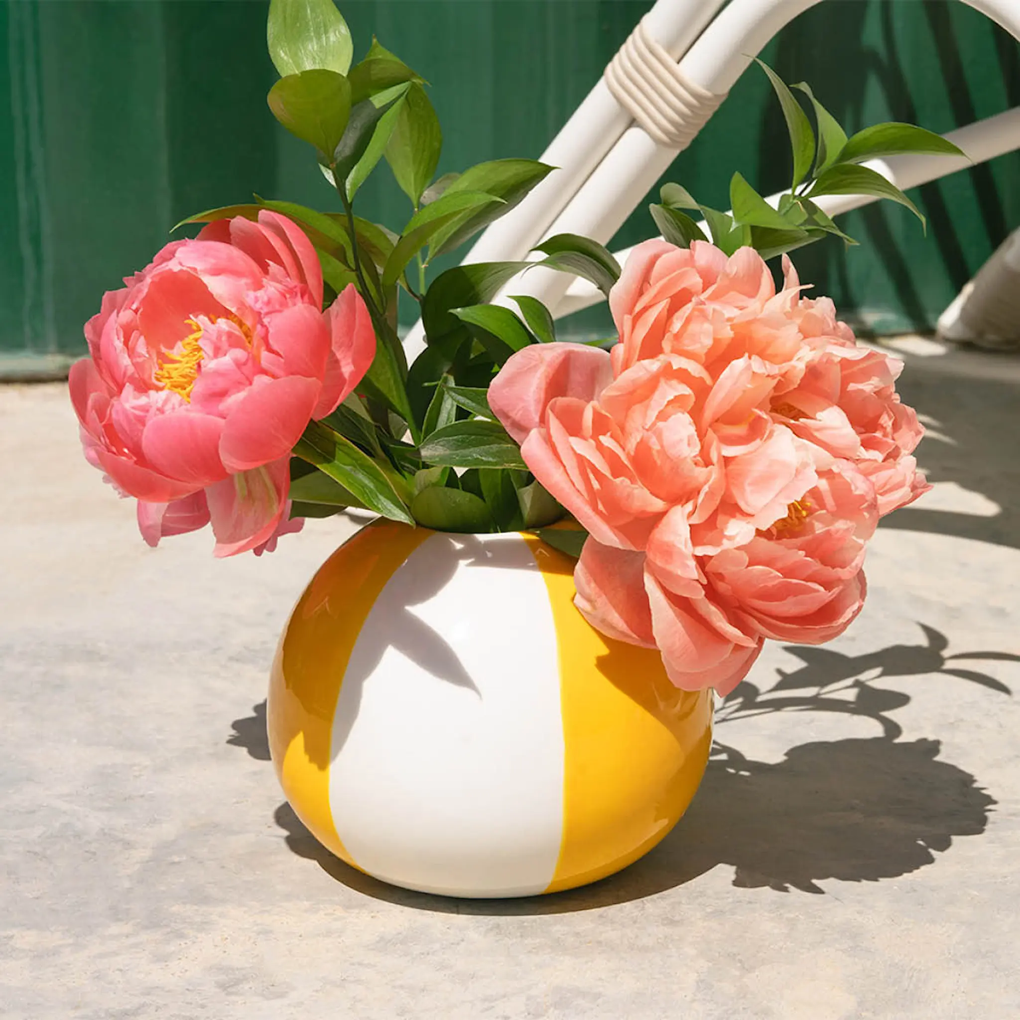 Balvi Floats vas 14 cm Beachball gul