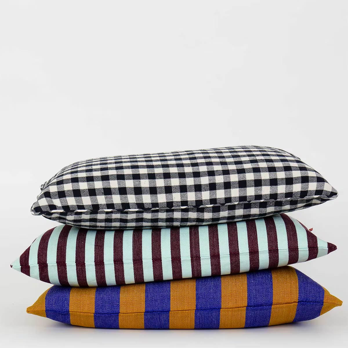 A World of Craft Eco Hugo putetrekk 30x50 cm svart/hvit