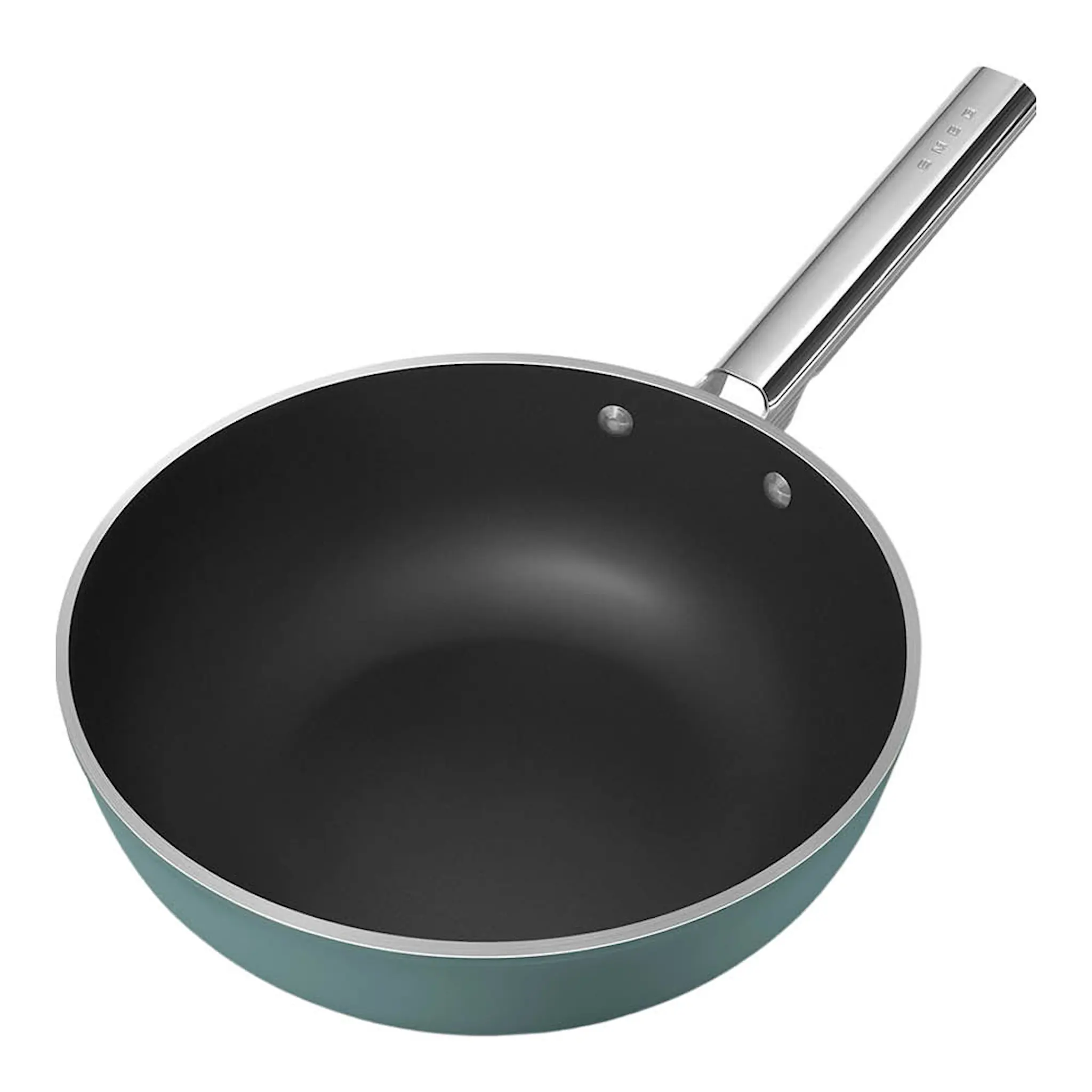 Smeg Wokpanne 30 cm keramisk emerald green