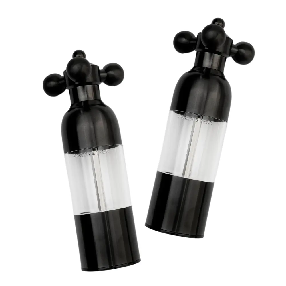 Axia Suola- ja Pippurimylly 18 cm Musta