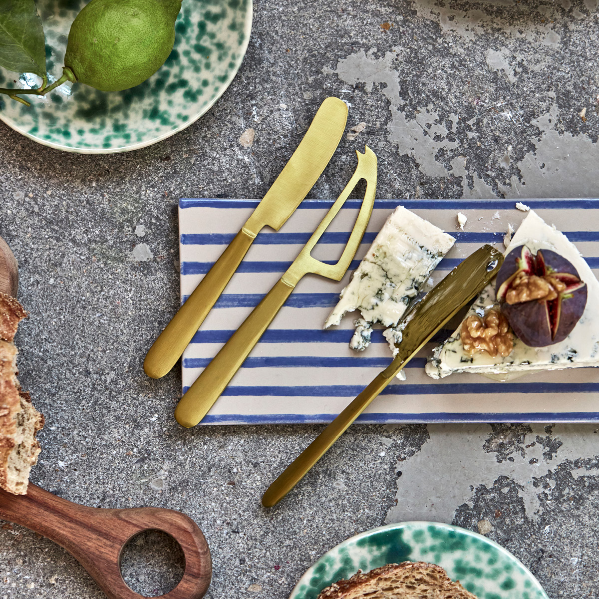 House Doctor Cheese Juustoveitsi 3 kpl Kulta