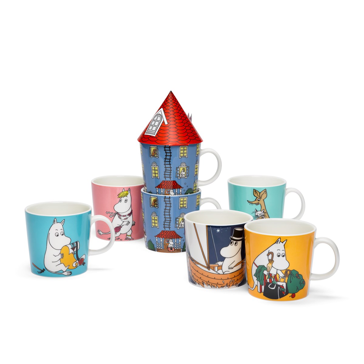 Moomin Arabia Muumimuki Muumitalo 30 cl Sininen