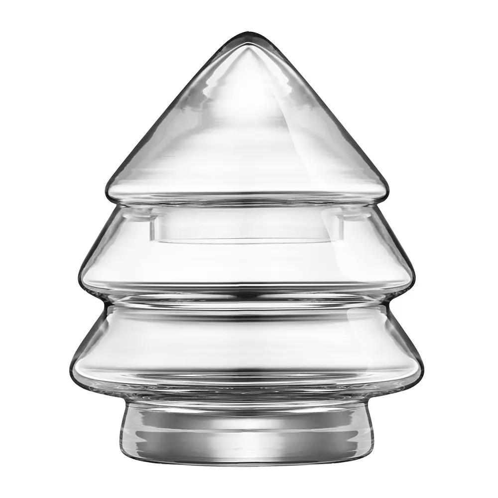 Lasipurkki kuusi 12 cm