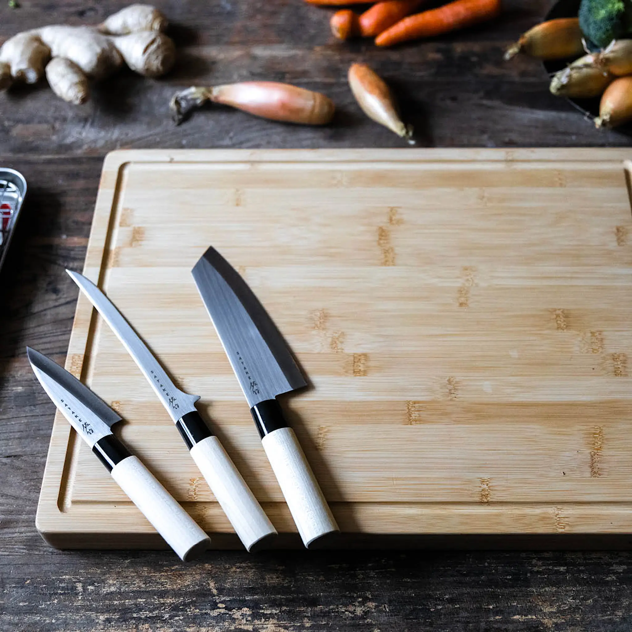 Satake Leikkuulauta 50x38 cm Bambu