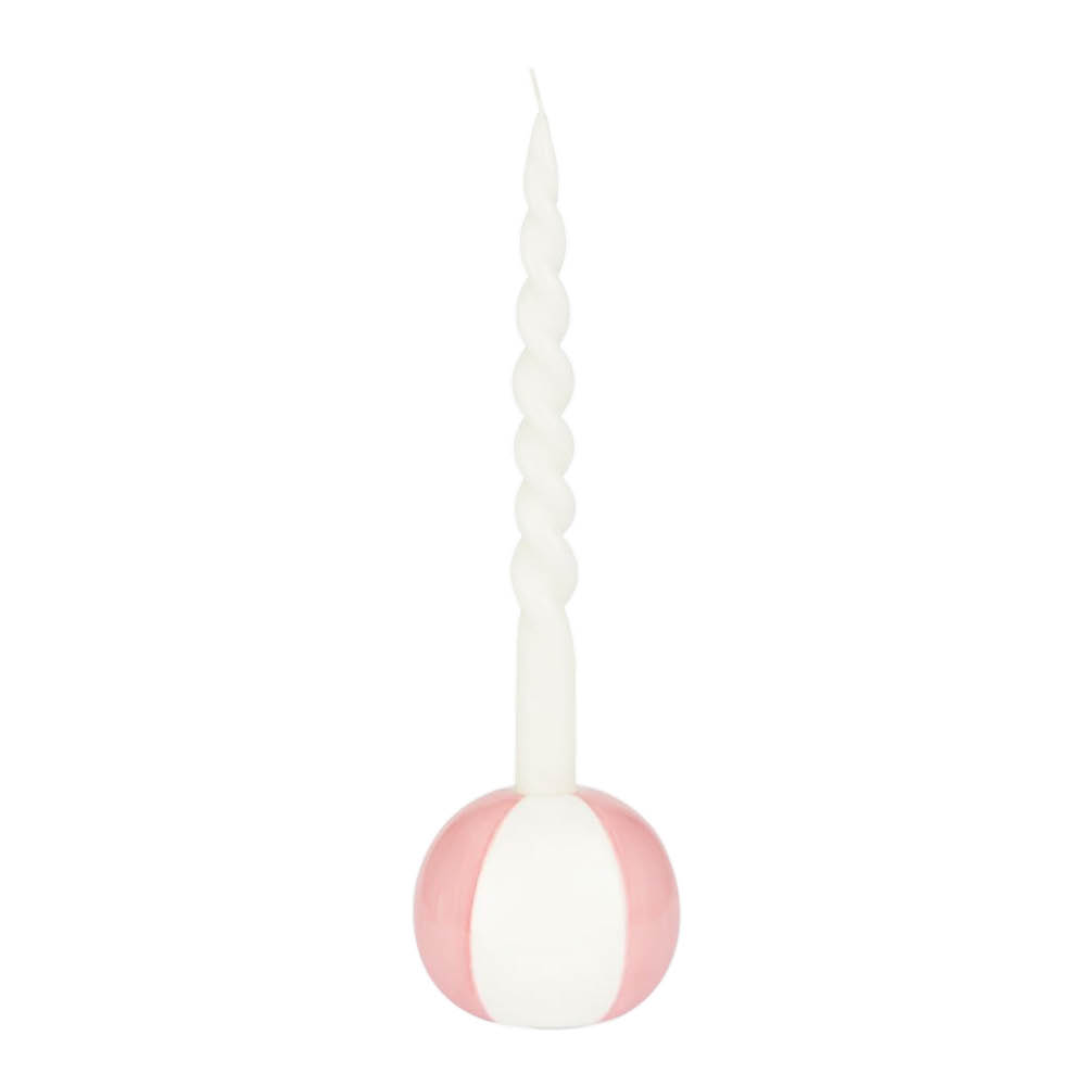 Balvi Floats lysestake 8 cm Beachball rosa