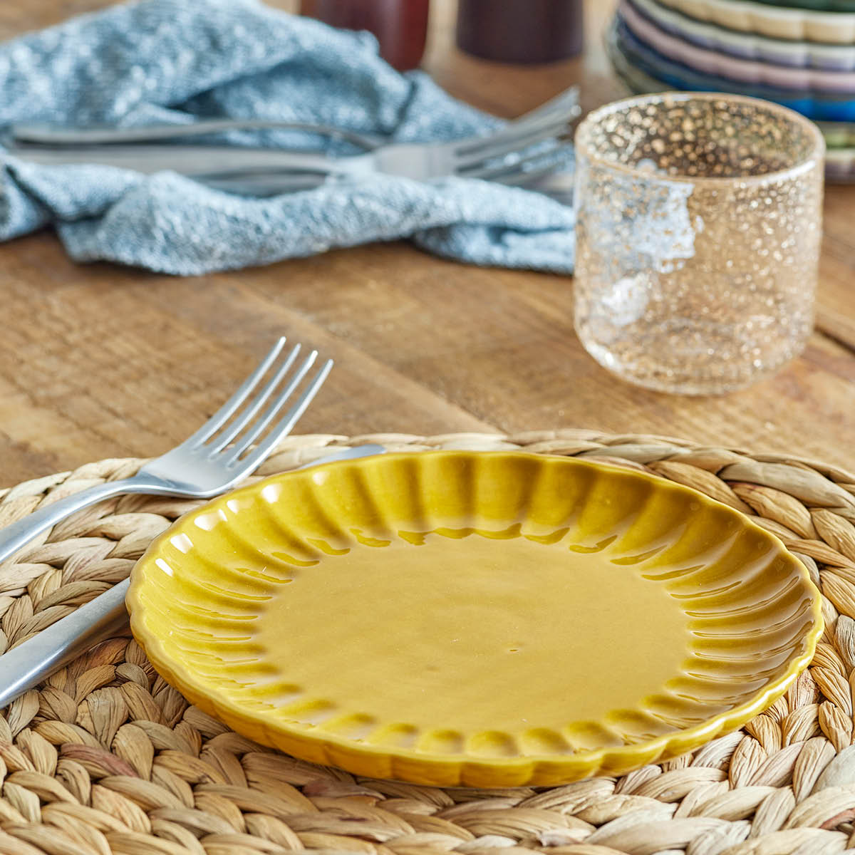 Bloomingville Latina Lautanen 20 cm Keltainen