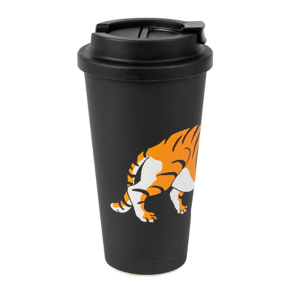 Nordicbuddies Pippi take away kopp 45 cl tiger svart