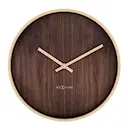 Oslo väggklocka 30 cm brun