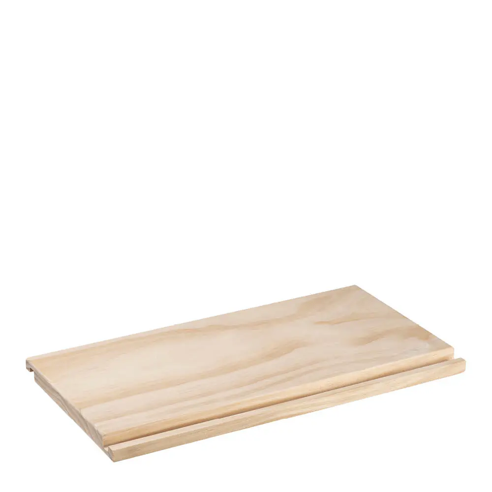 Trevig skjærebrett innleggsplate 37x19,5 cm tre