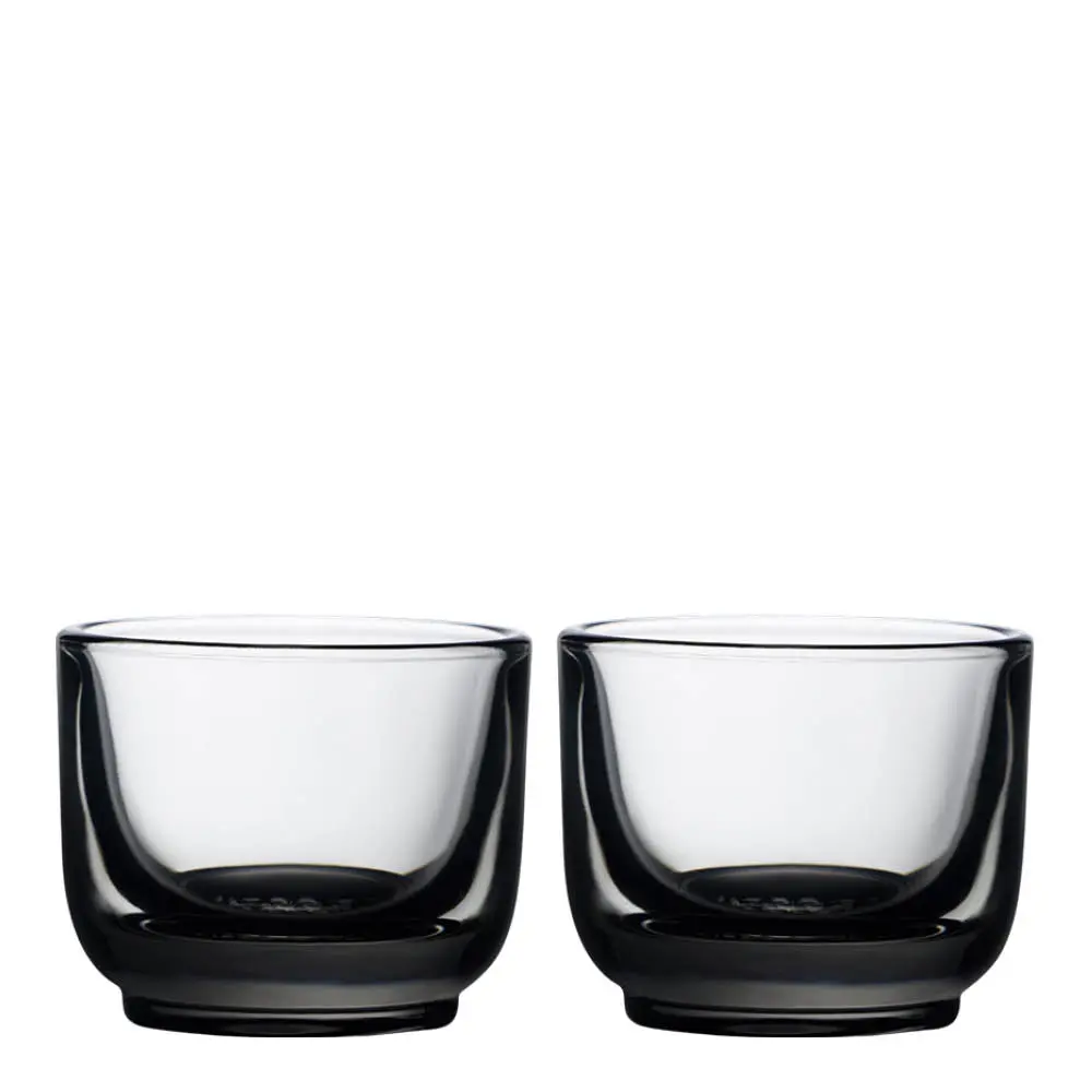 Pirch espresso glass 9 cl 2 stk Smoke
