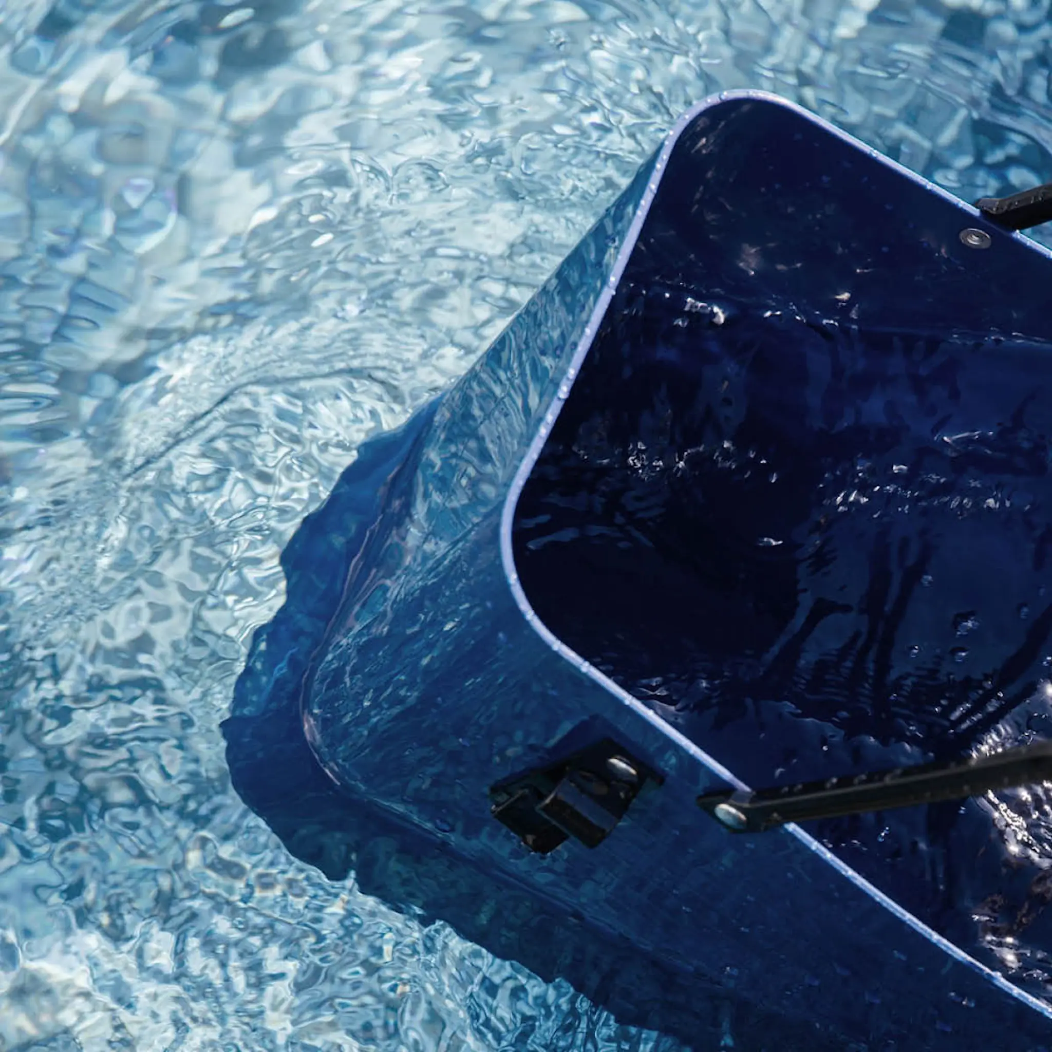 Hinza Recycled Plastic väska hög med cykelfäste 14 L blå