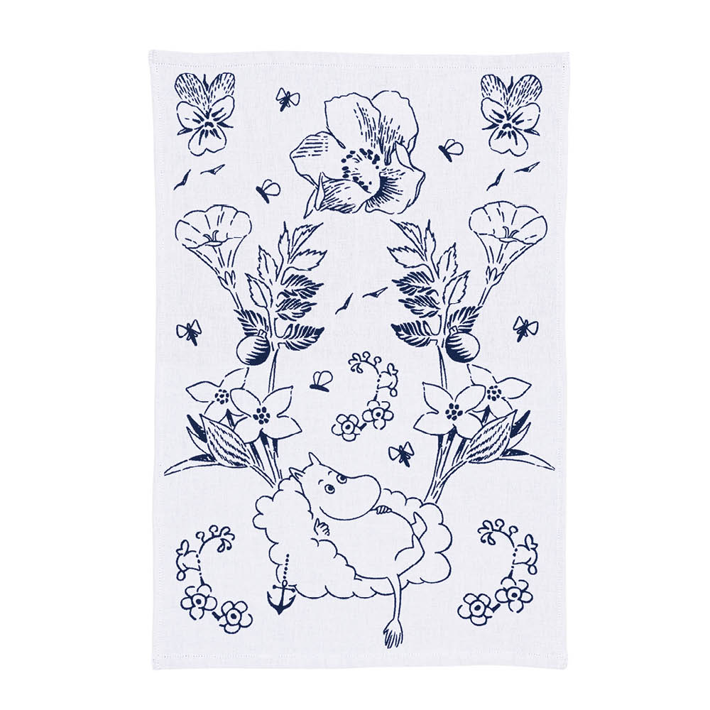 Moomin Arabia Haru kjøkkenhåndkle 45x65 cm Mummi