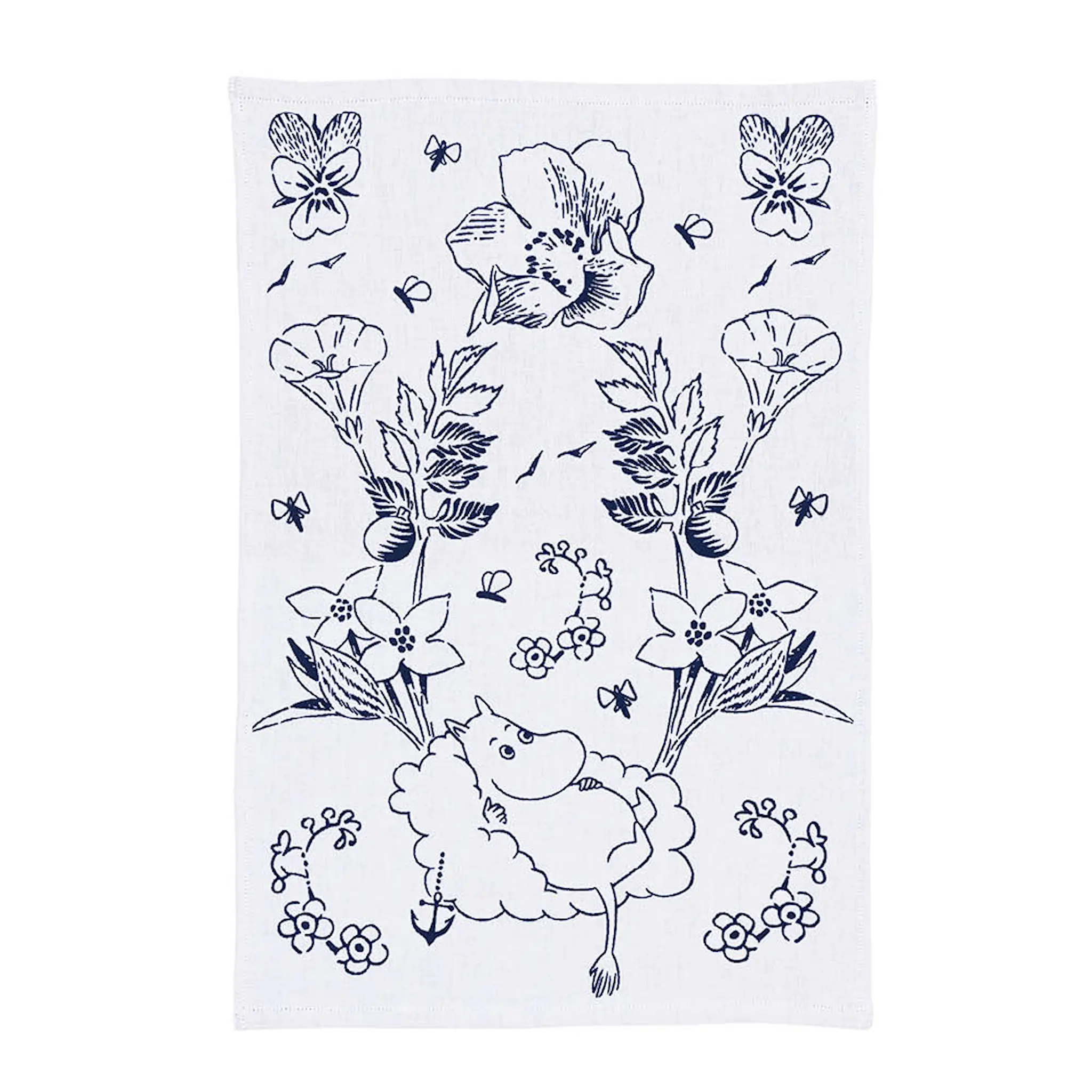 Moomin Arabia Haru kjøkkenhåndkle 45x65 cm Mummi