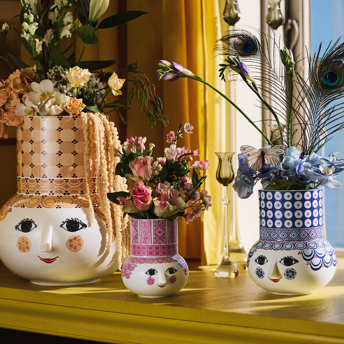 Bjørn Wiinblad Olga vase 15 cm rosa