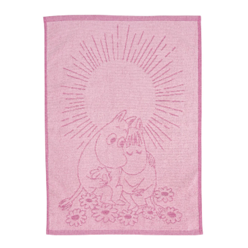 Moomin Arabia - Muumi Pyyhe 50x70 cm Sydänkäpyset