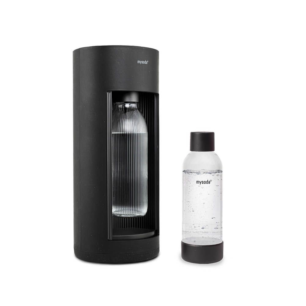 MySoda Glassy Hiilihapotuslaite ilman sylinteriä 44,4 cm Musta