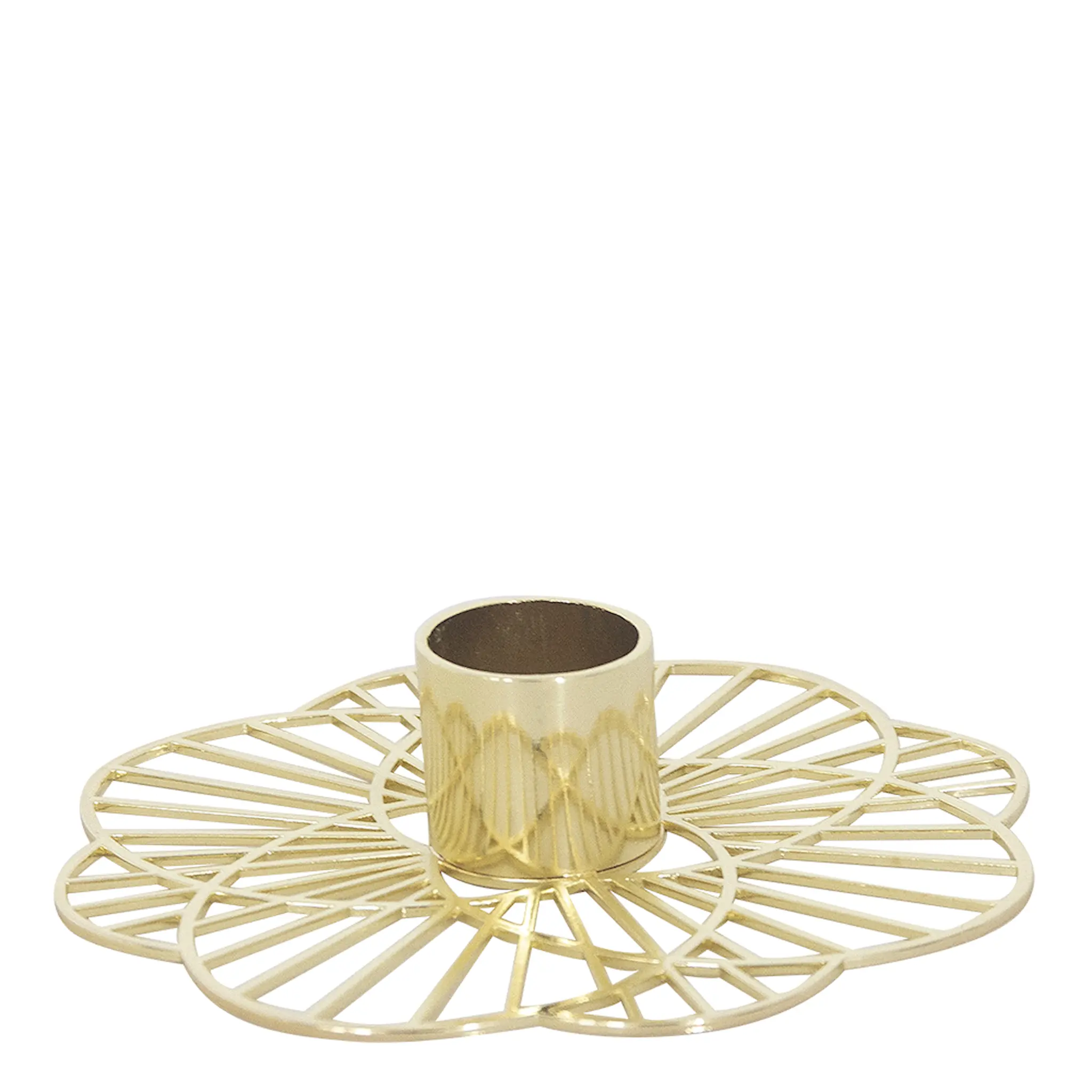 Pluto Sun Ljusstake 11x2 cm Guld