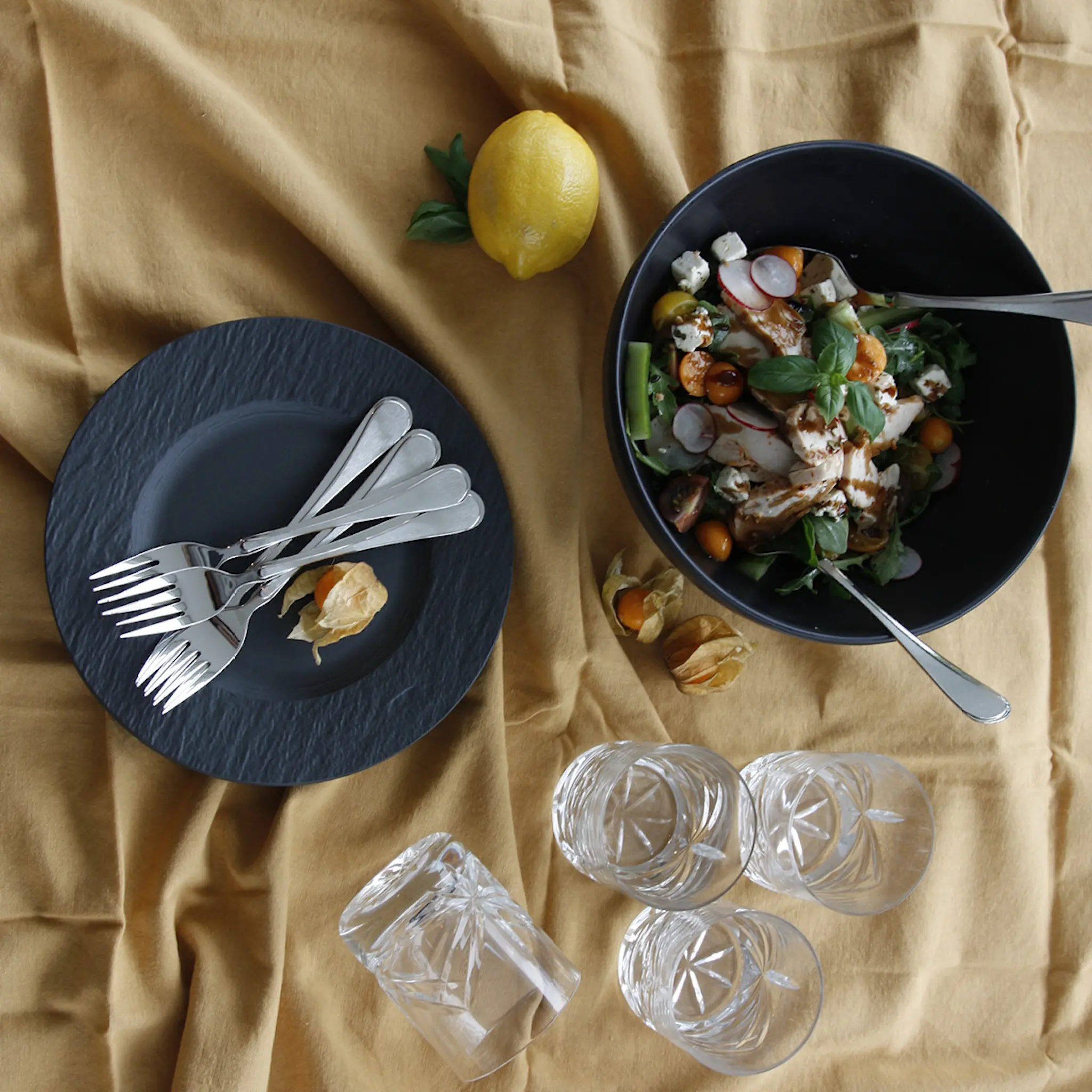 Hardanger bestikk Carina Tarjoiluvälineet 5 osaa