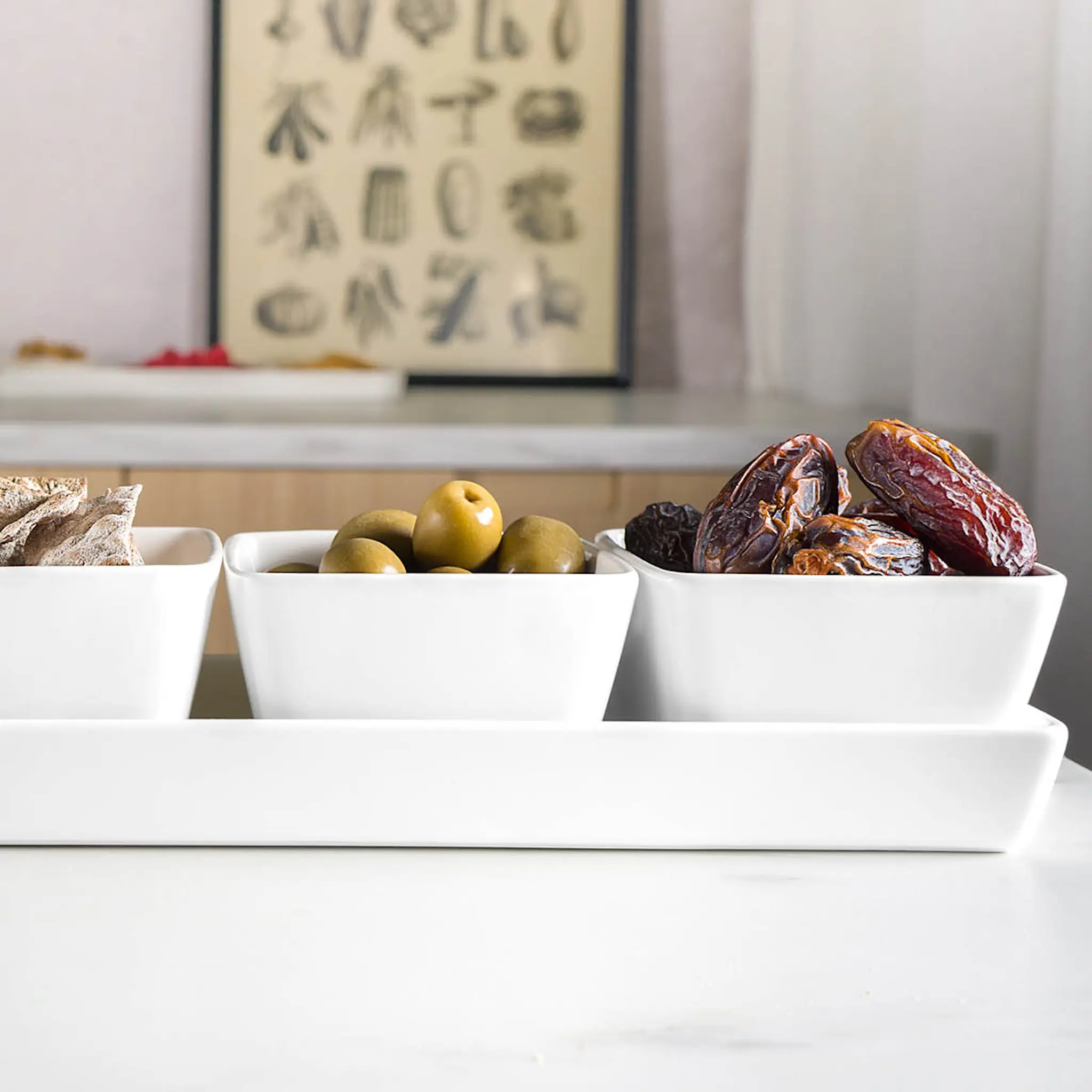 Modern House Nor Tapasastia 4 kulhoa Valkoinen