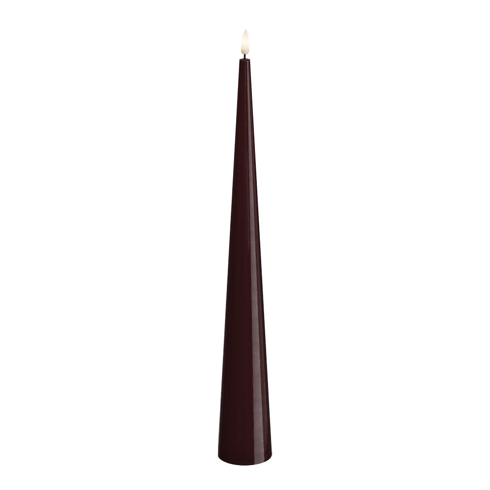 DeluxeHomeart - LED Kruunukynttilä 5 x 38 cm Bordeaux