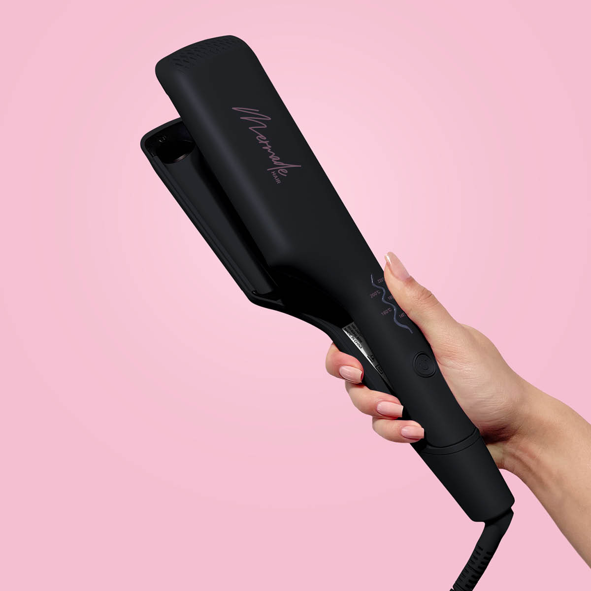 Mermade Dobbel bølgetang 25 mm svart