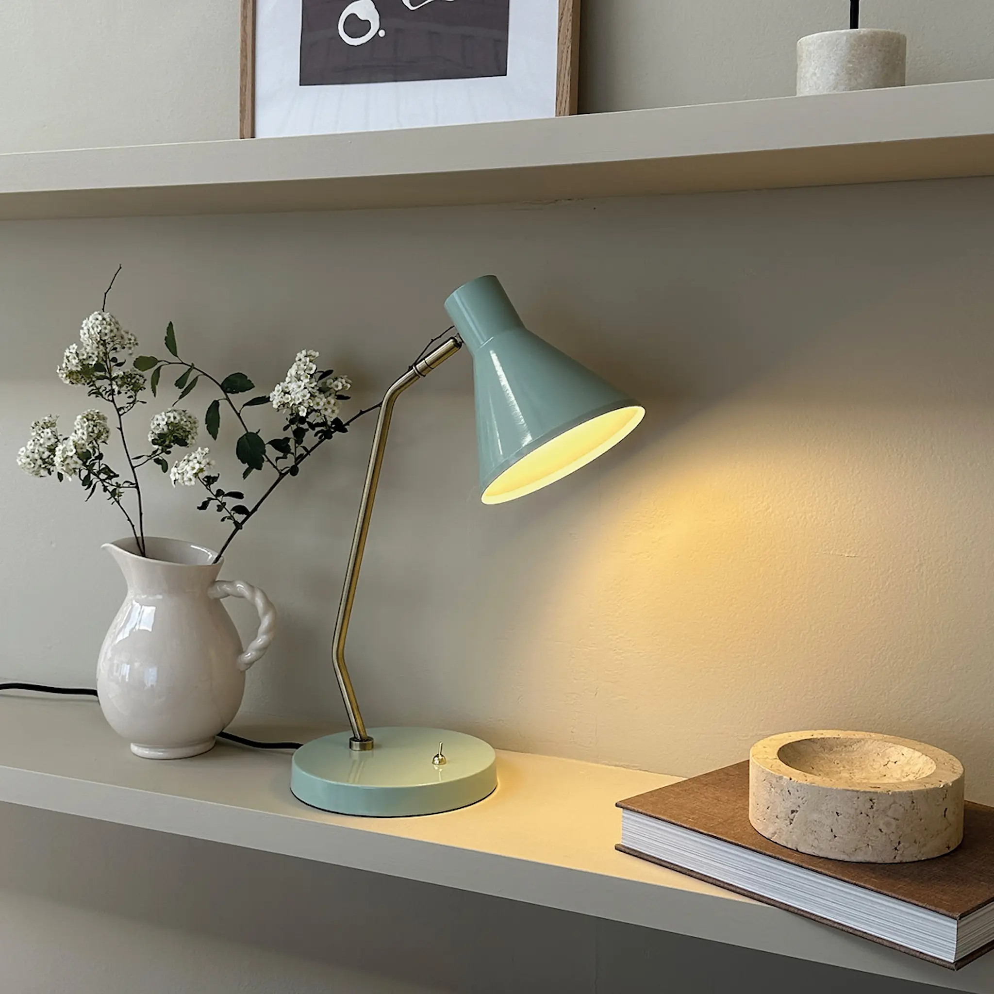 Dyberg Larsen Sleep bordslampa 43,3 cm mint
