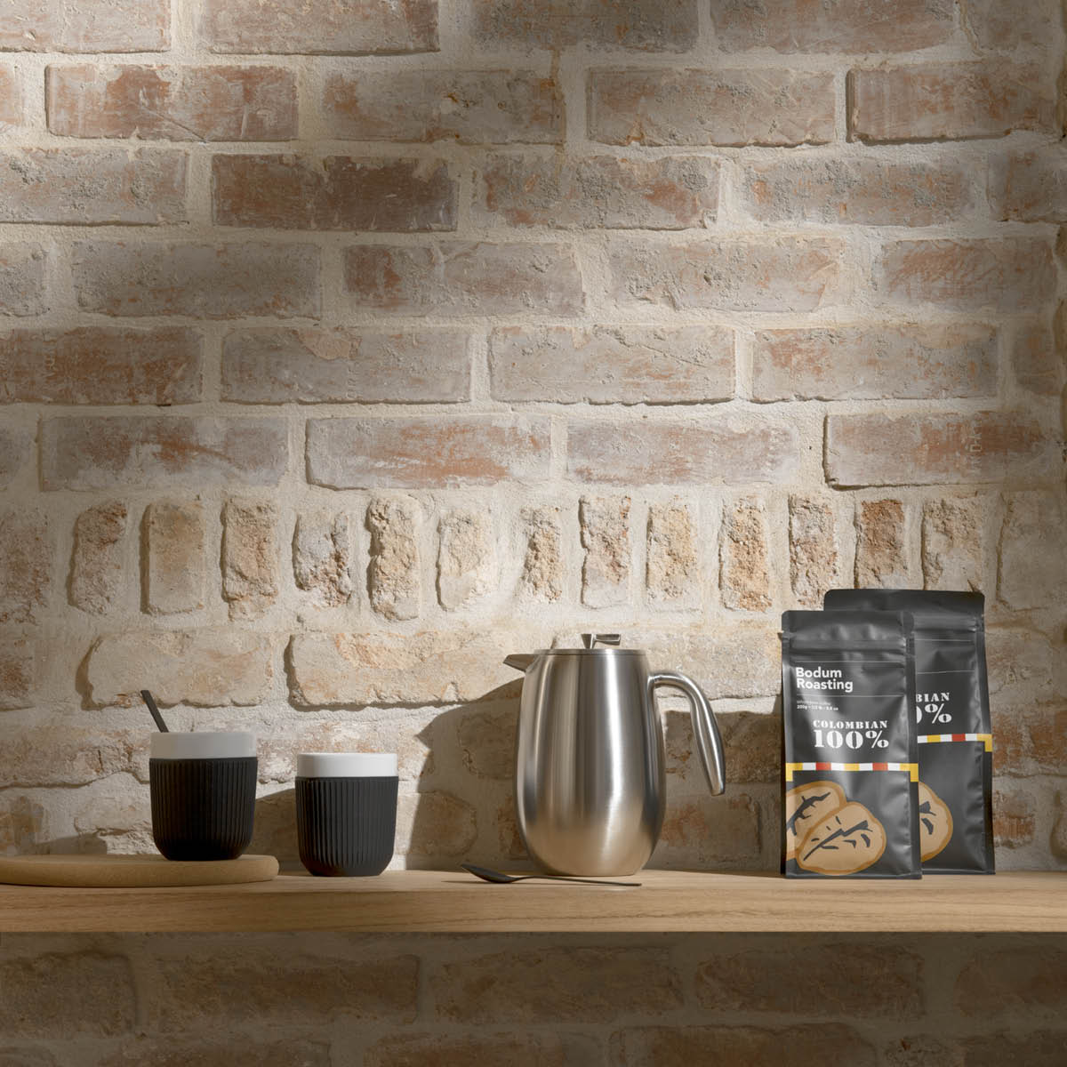 Bodum Columbia Pressopannu 8 kuppia kaksiseinäinen Matta