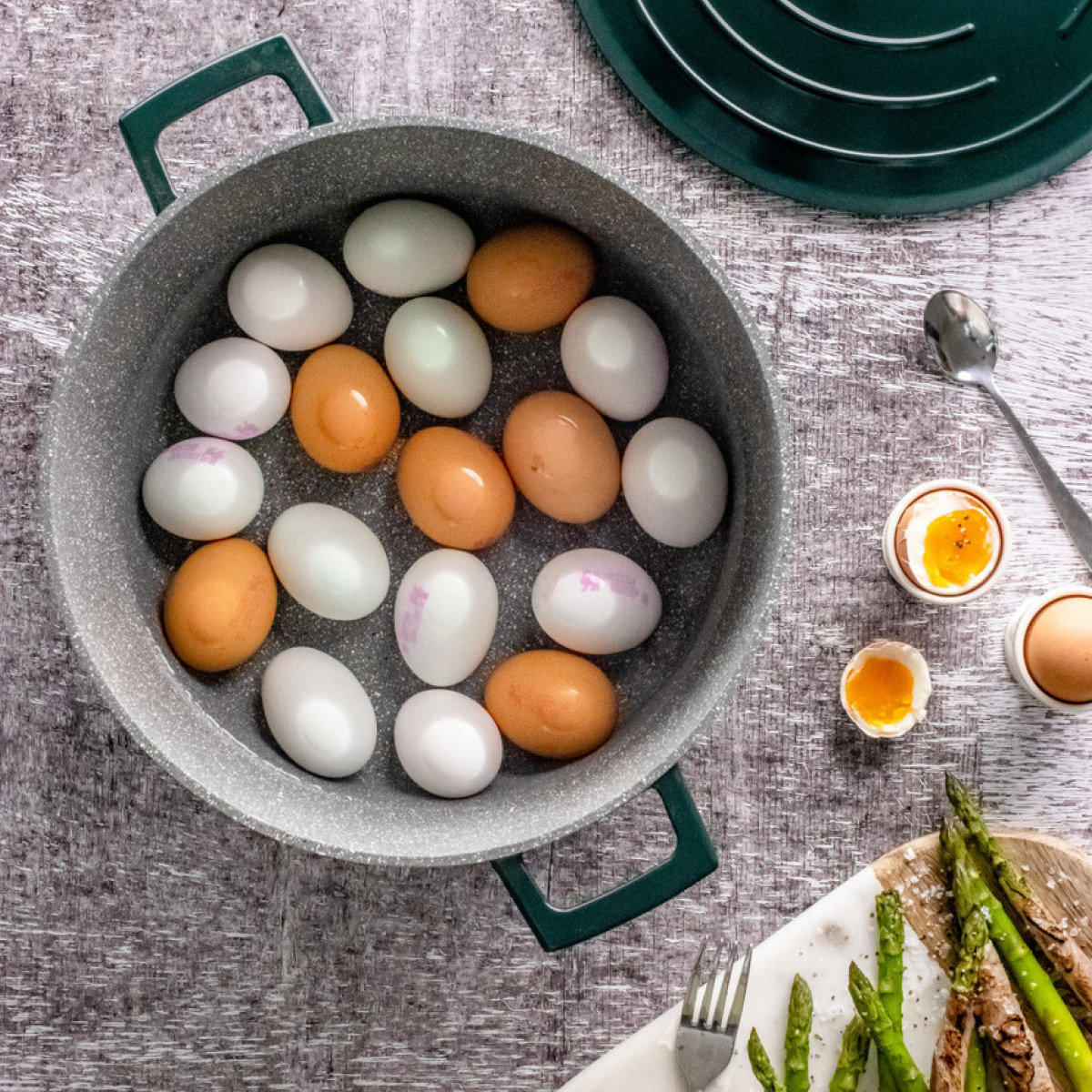 MasterClass Cast Aluminium gryta 5 L hunter green