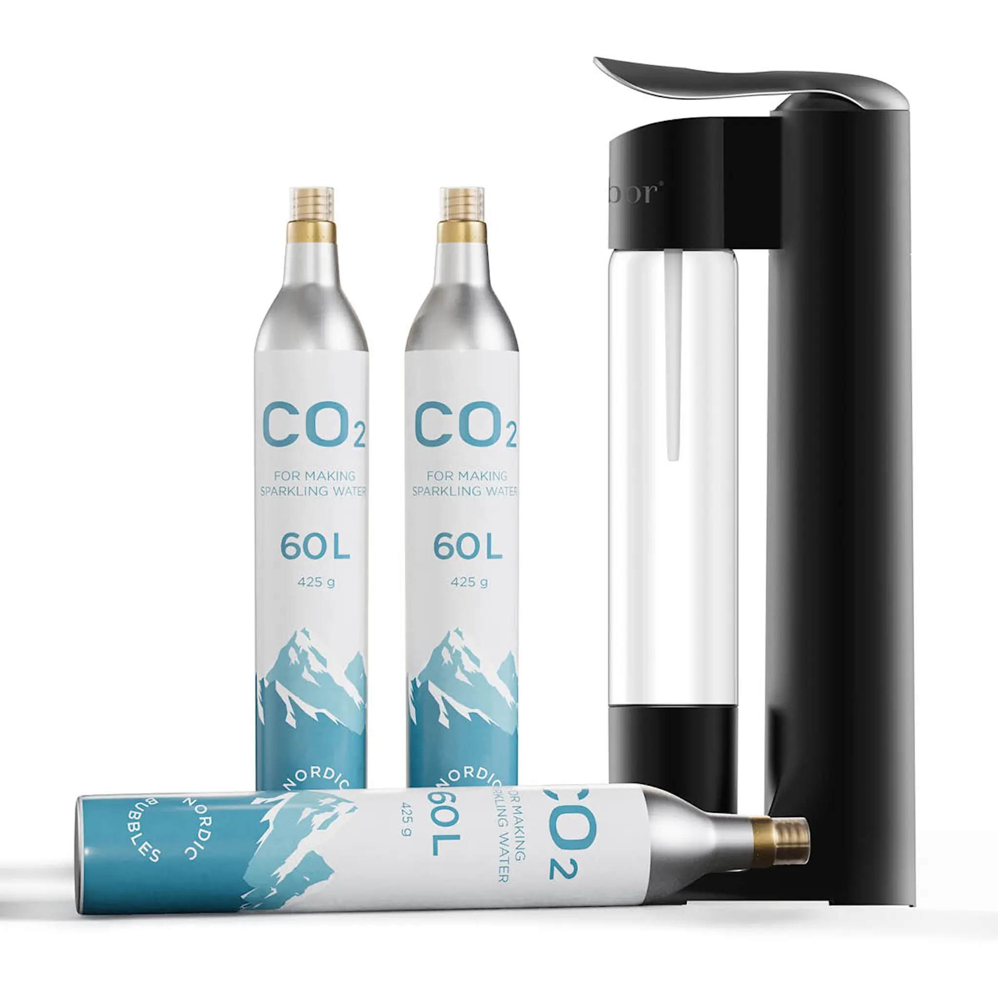 Nordic Bubbles Premium Hiilidioksidipatruuna 60 L