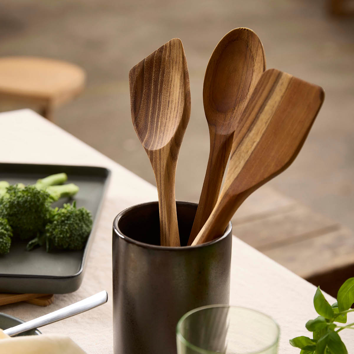 Aida Raw Paistinlasta 32,5 cm Teak