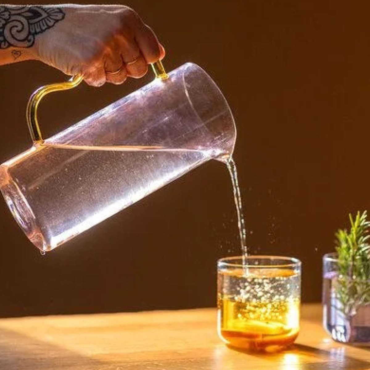 Tranquillo Rainbow Juomalasi 41 cl Keltainen