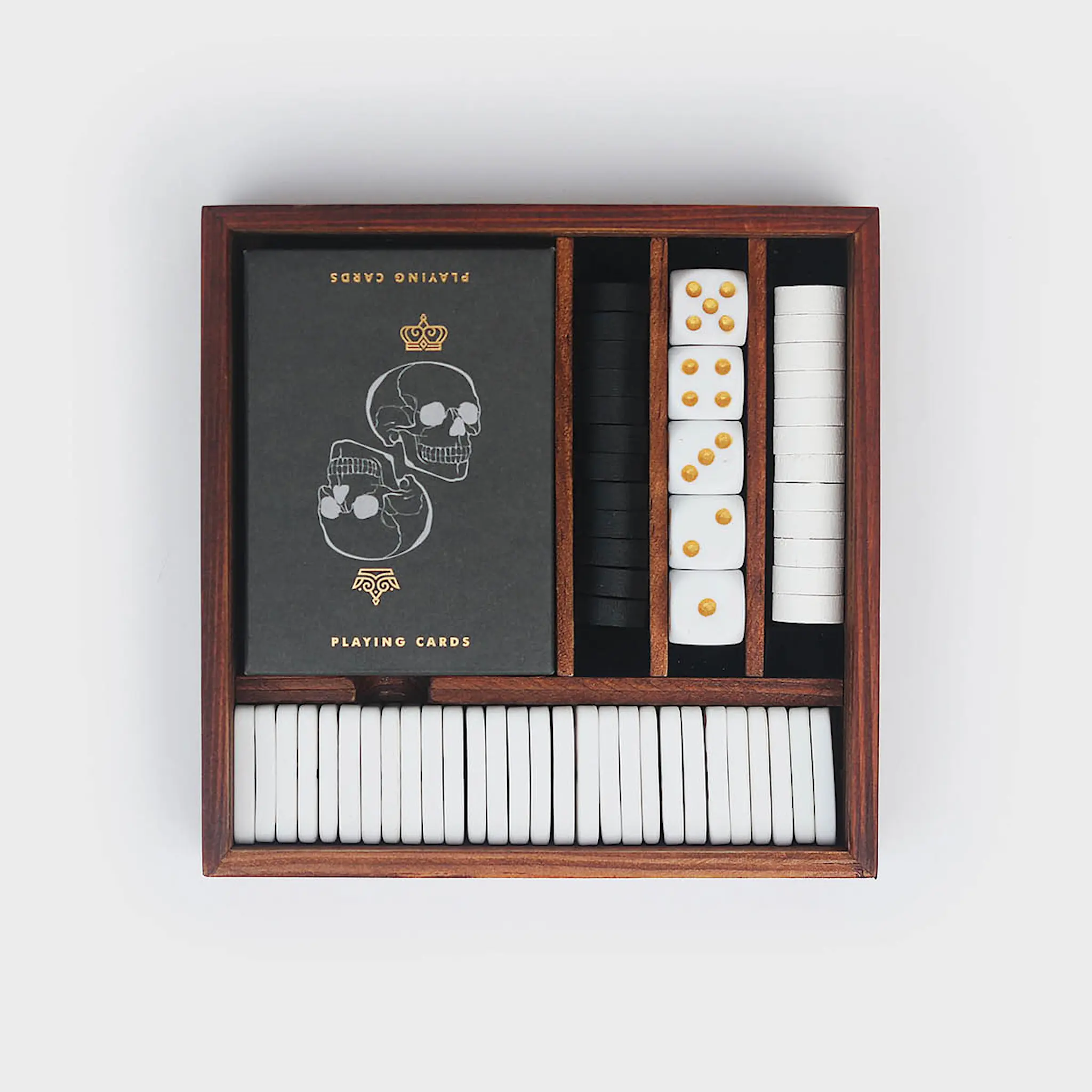 Iron & Glory Spelsamling Games Night 4-i-1 14 cm trä