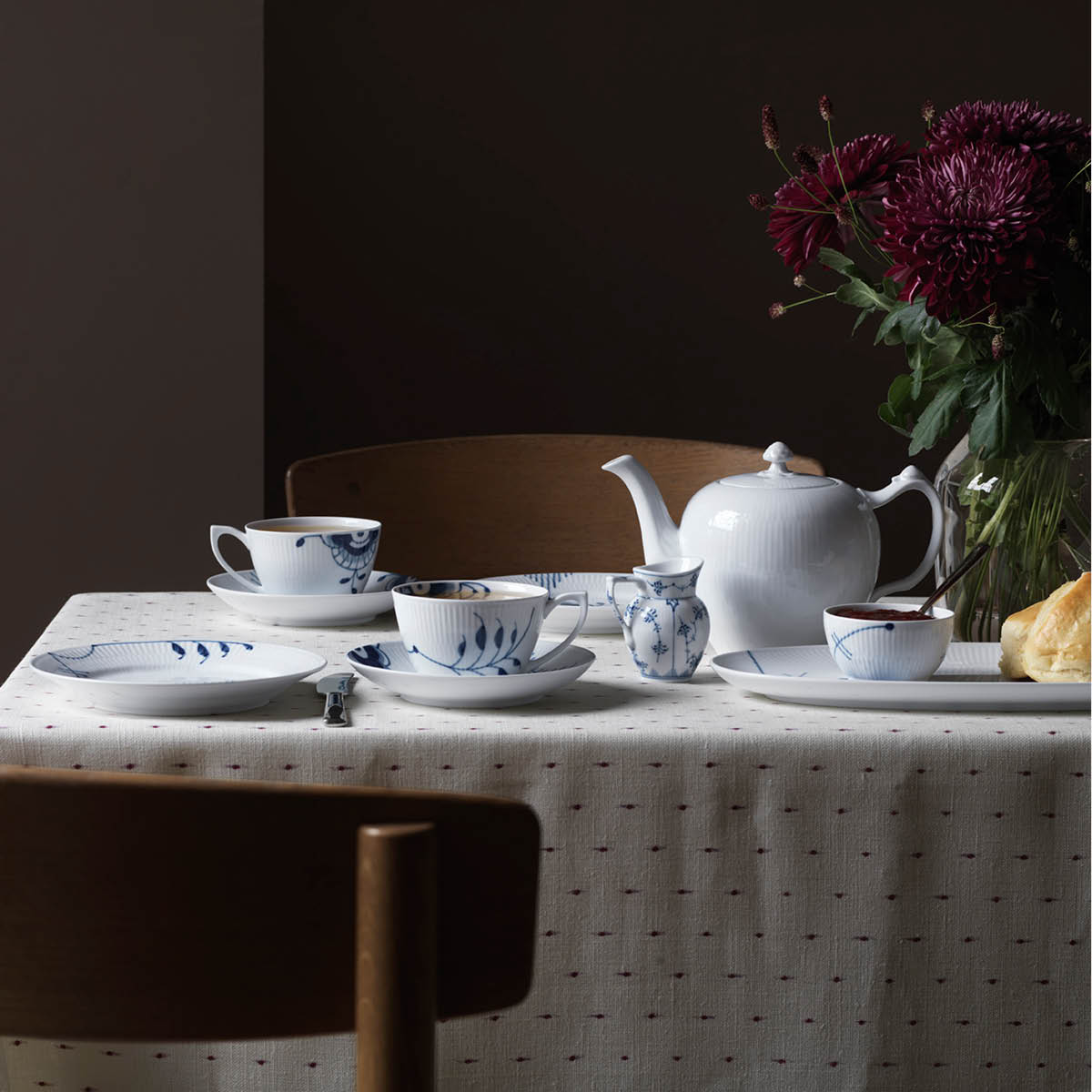 Royal Copenhagen Blue Fluted Mega Skål 15 cl