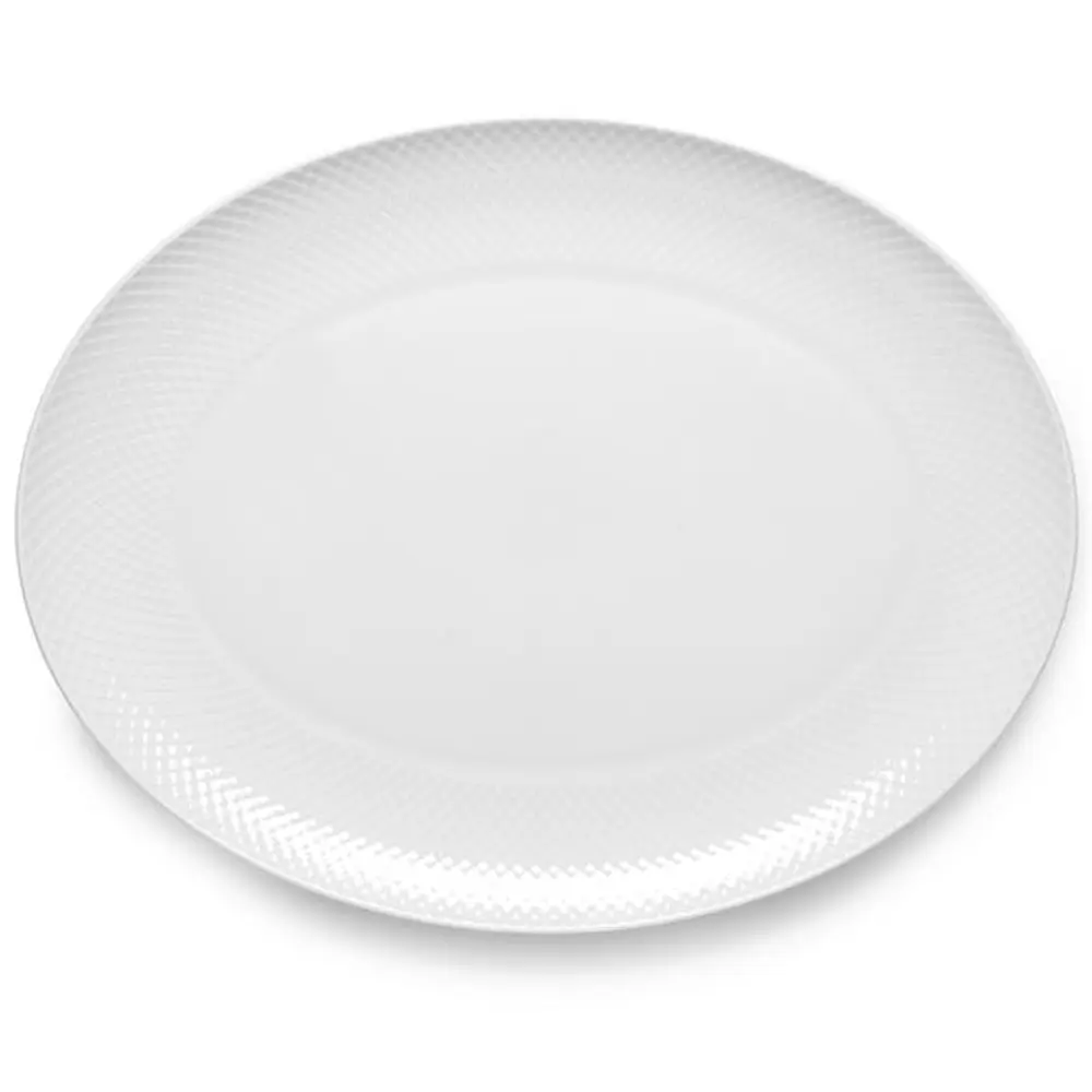 Rhombe Tarjoiluastia 42x32 Valkoinen