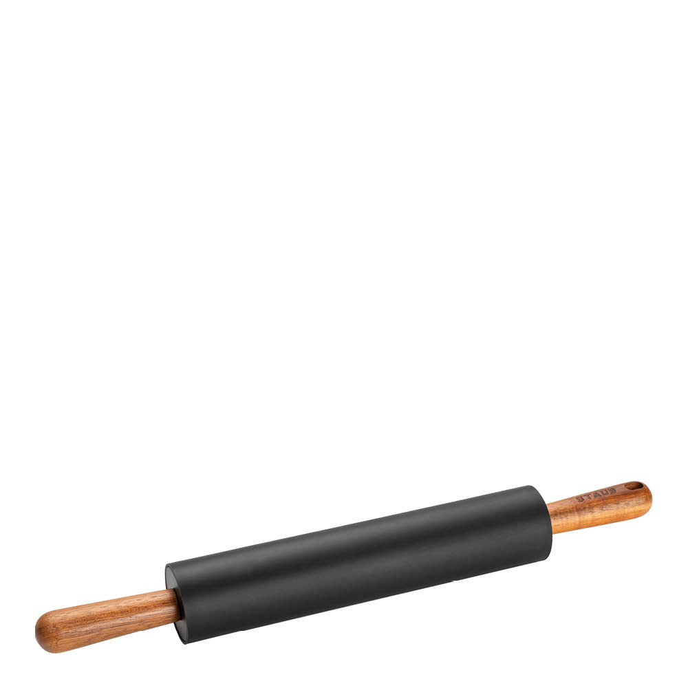 Staub Kavel i silikon 45x5,4 cm akaciaträ/svart