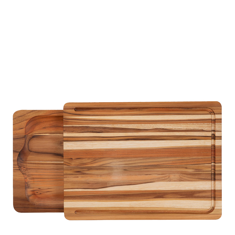 Tramontina BBQ by Hellstrøm skärbräda 2 delar 40x30 cm teak