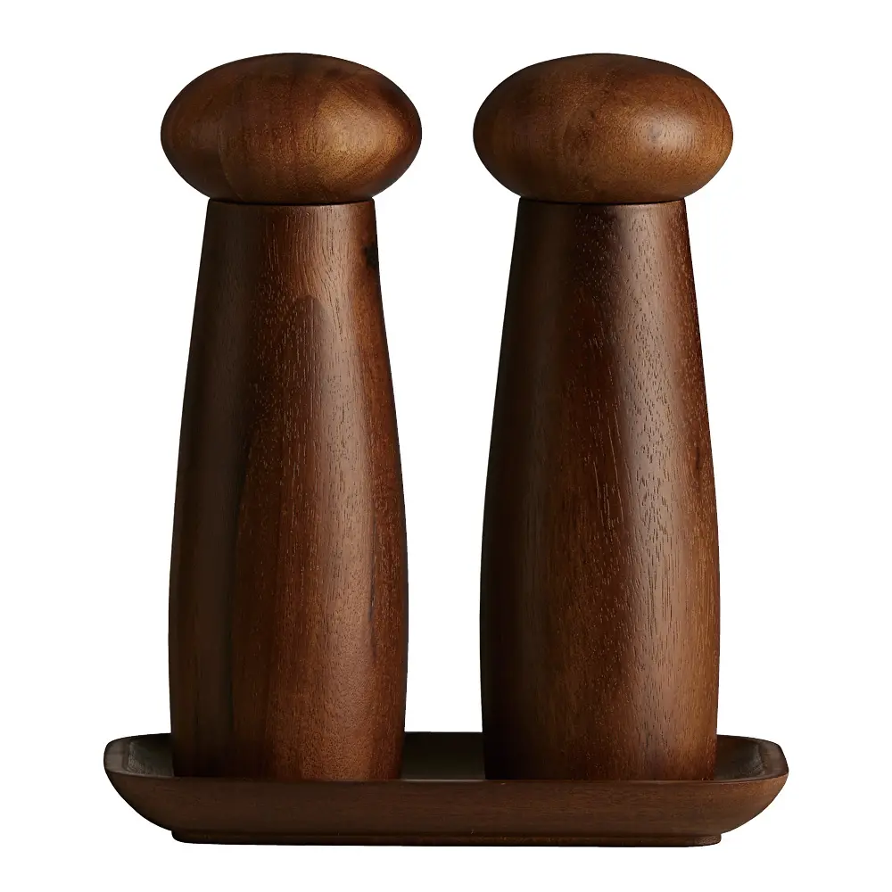 Raw Teak Maustemylly 3 osaa Tumma tiikki