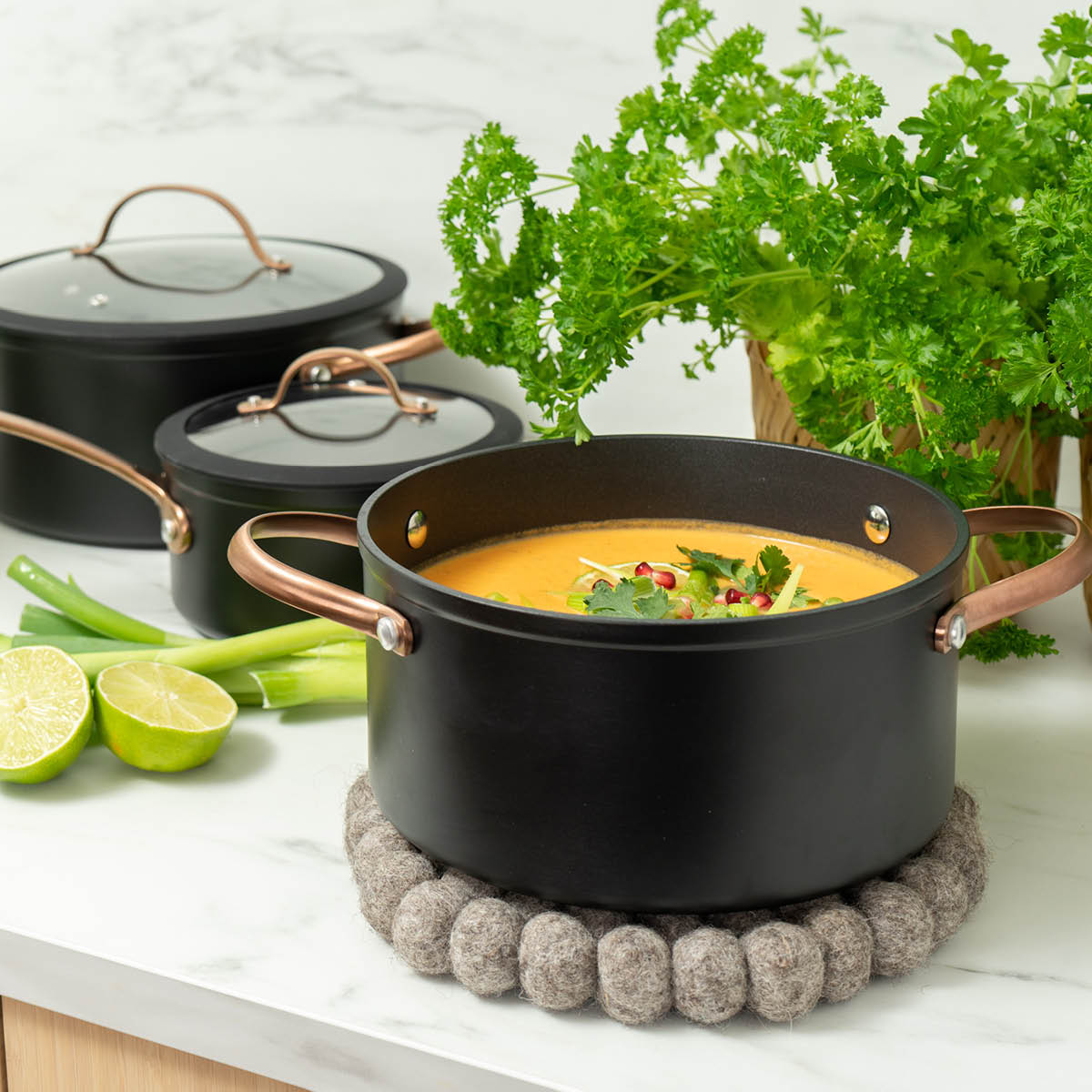 Modern House Black Copper gryte 3L svart/kobber