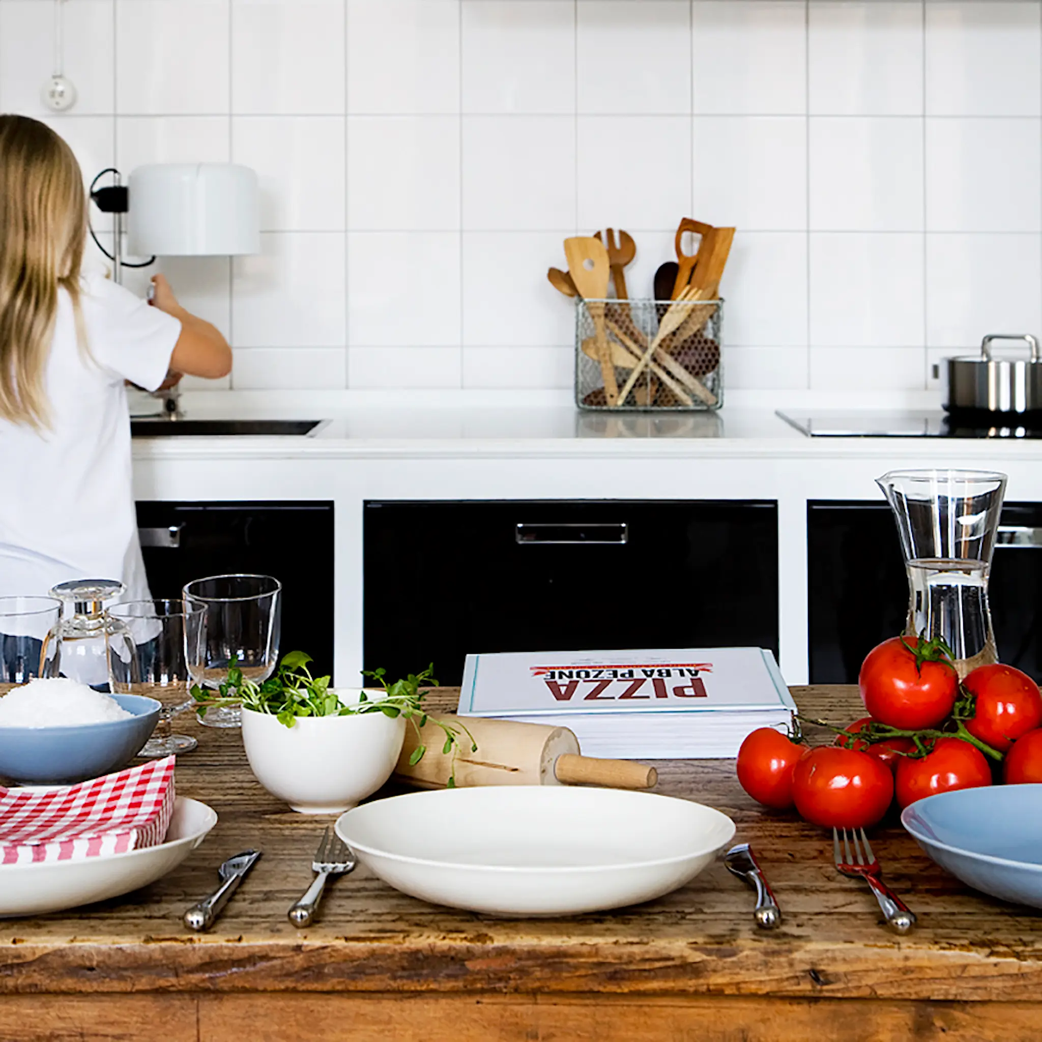 Arabia 24h pastatallerken 24 cm hvit hover