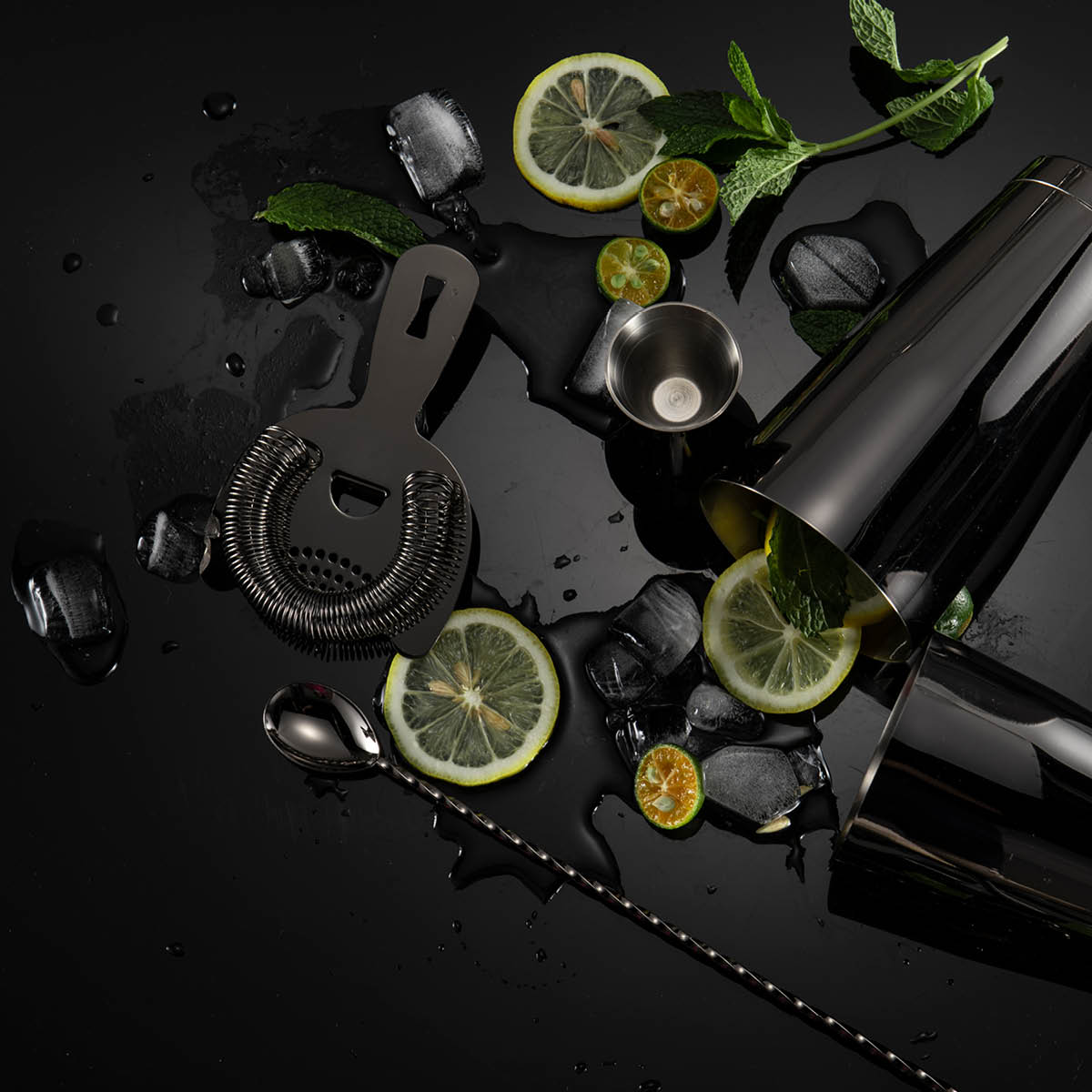 Modern House Sontell målebeger 3/6 cl gun metal