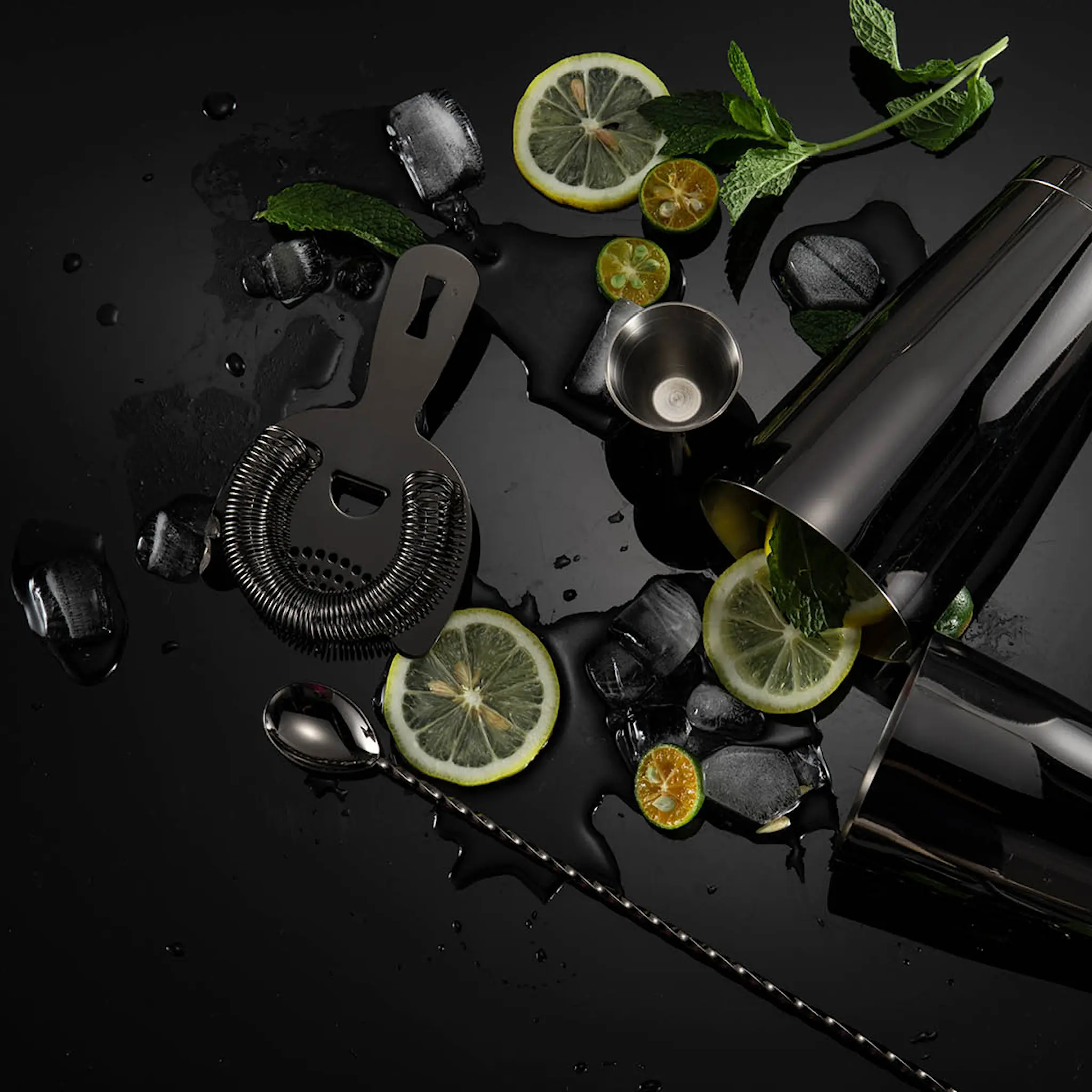 Modern House Sontell mätglas 3 cl/6 cl gun metal