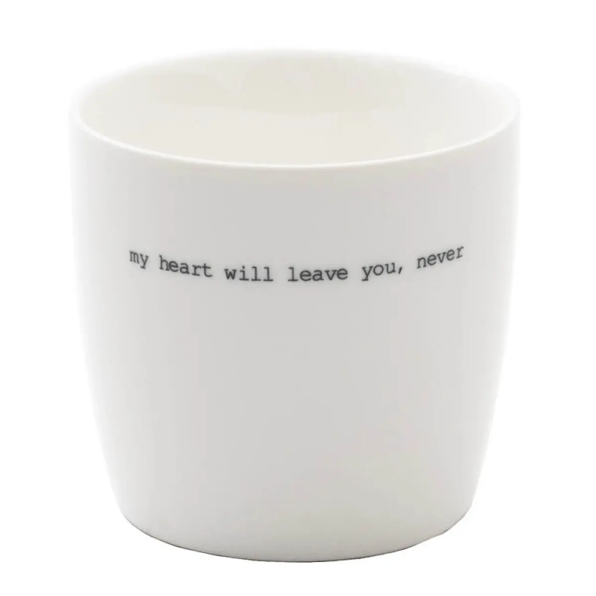 Sögne Home Sögne Mugg 30 cl My Heart Will Leave You Never