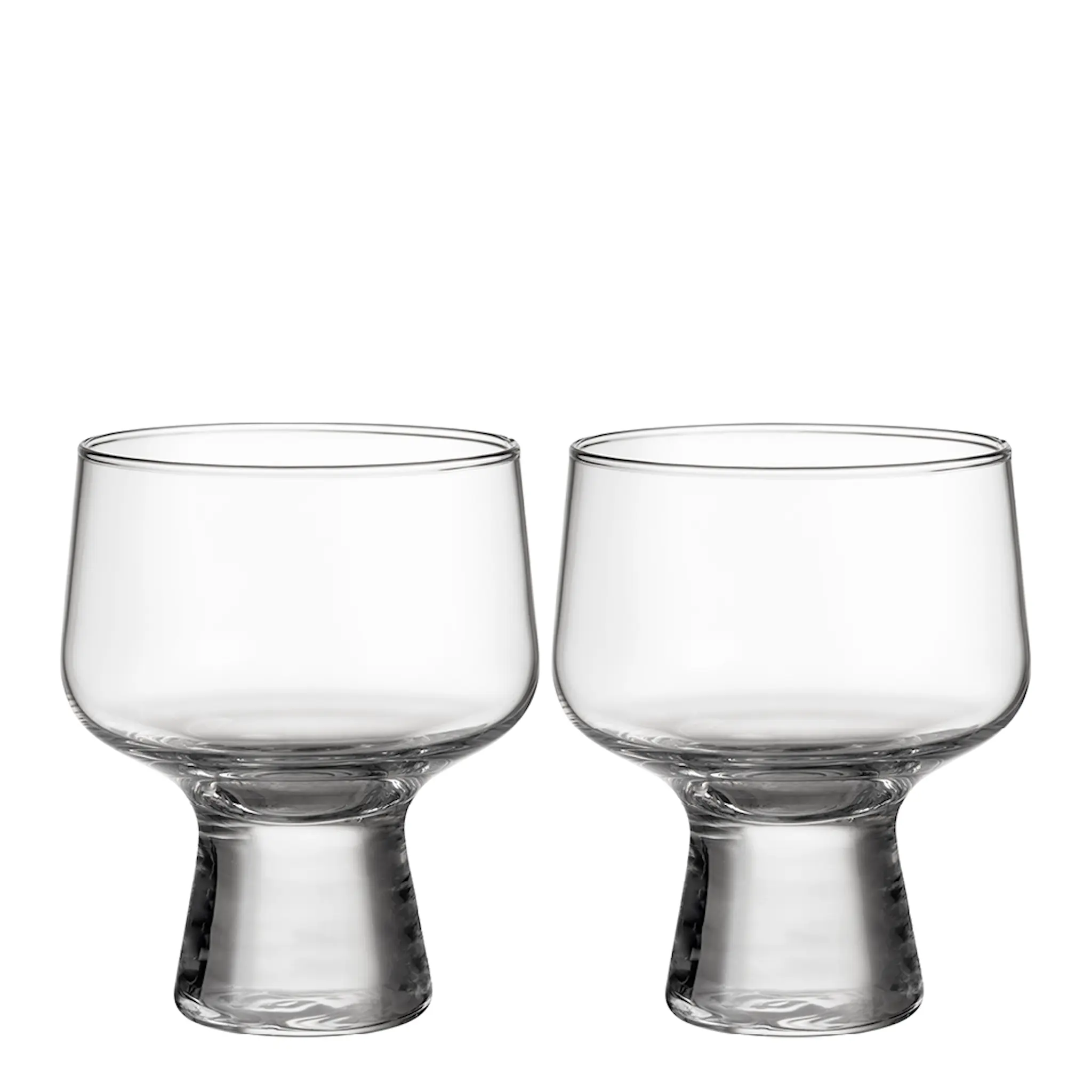 iittala Solare glas på fot 29 cl 2-pack klar