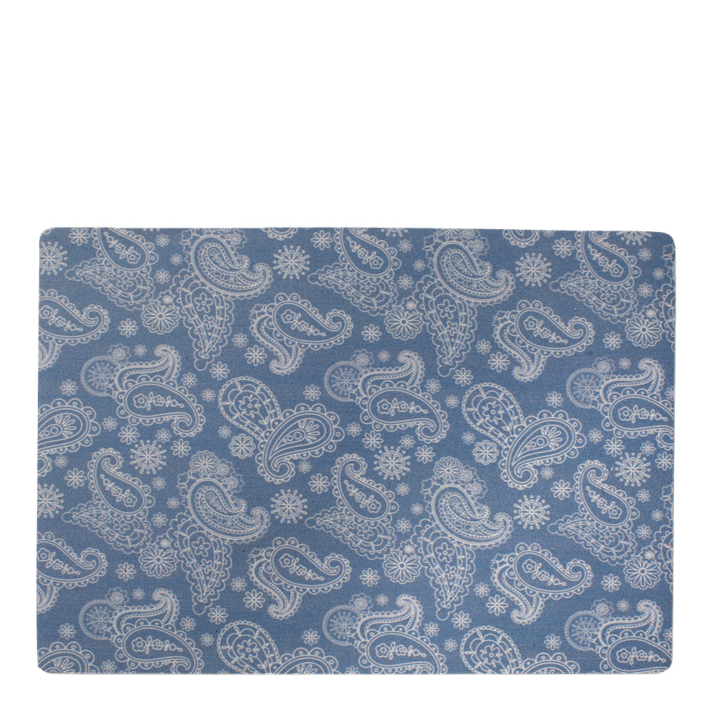 Juna - Paisley Pöytätabletti 43X30 cm Sininen
