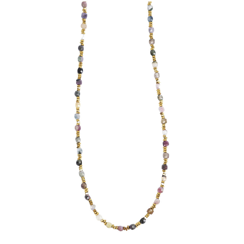 A&C Oslo AS Semi-Precios halsband 45 cm guld