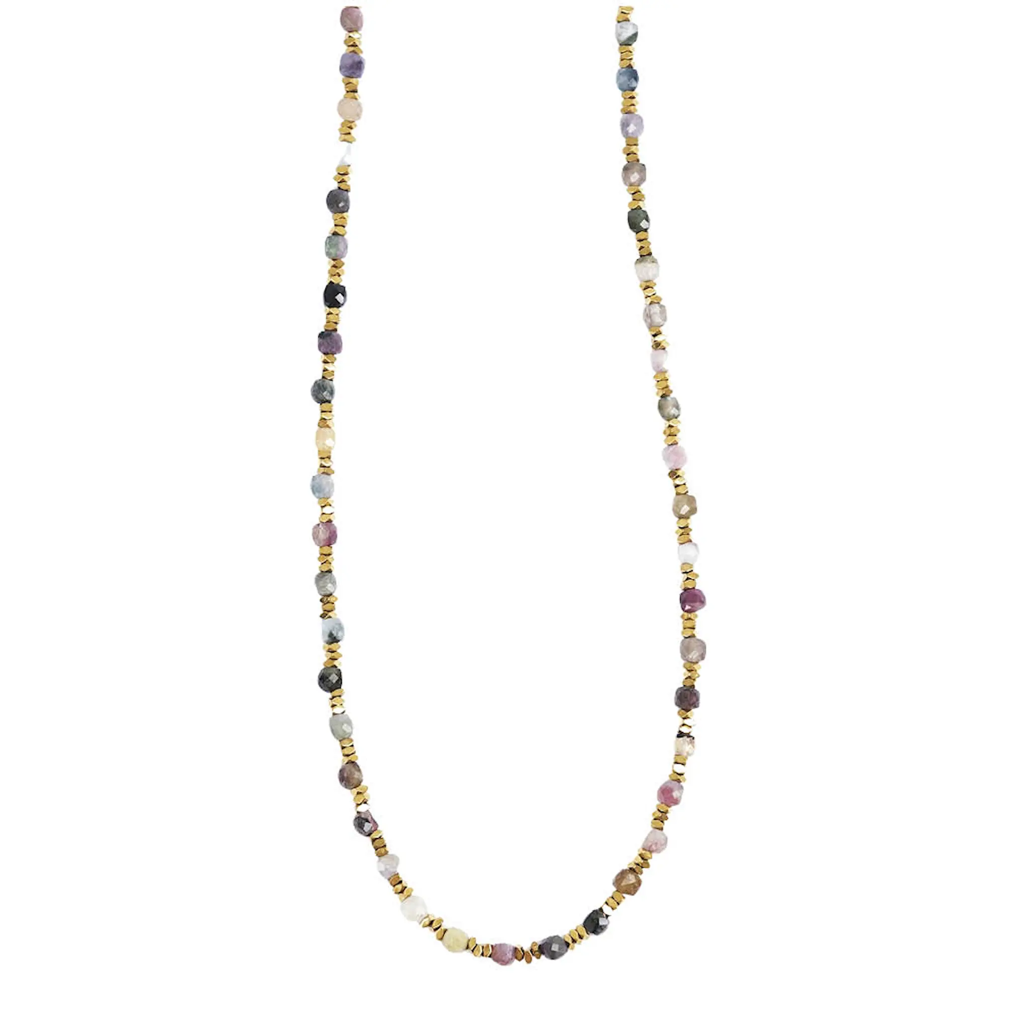 A&C Oslo AS Semi-Precios halsband 45 cm guld