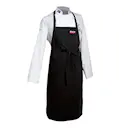 Global G-90005 Bröstlappsförkläde med ficka Svart