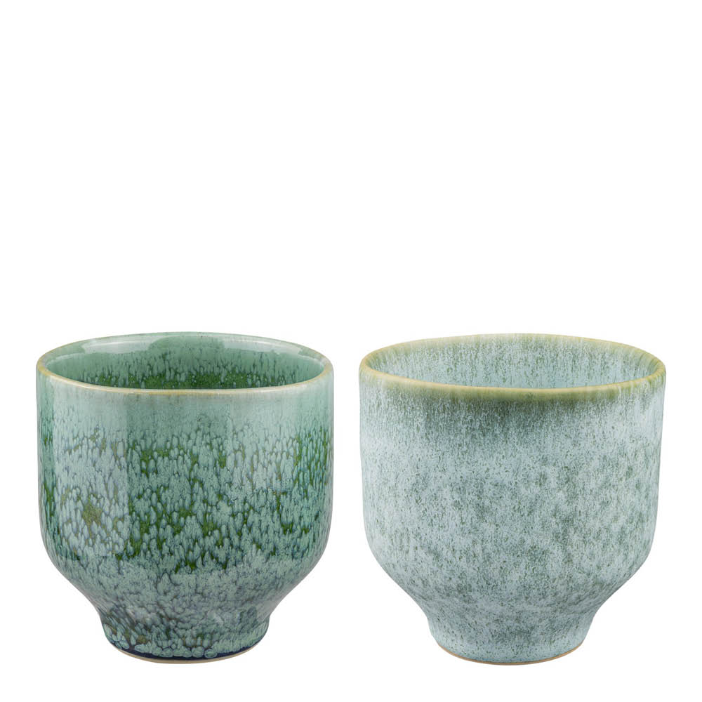 Mette Ditmer Elements mugg 25 cl 2-pack grön